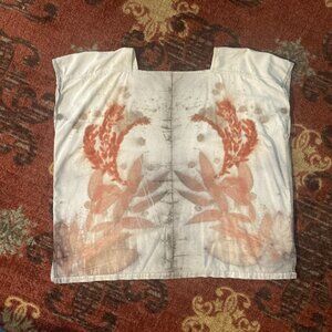 Boutique Boxy Ecoprint Top